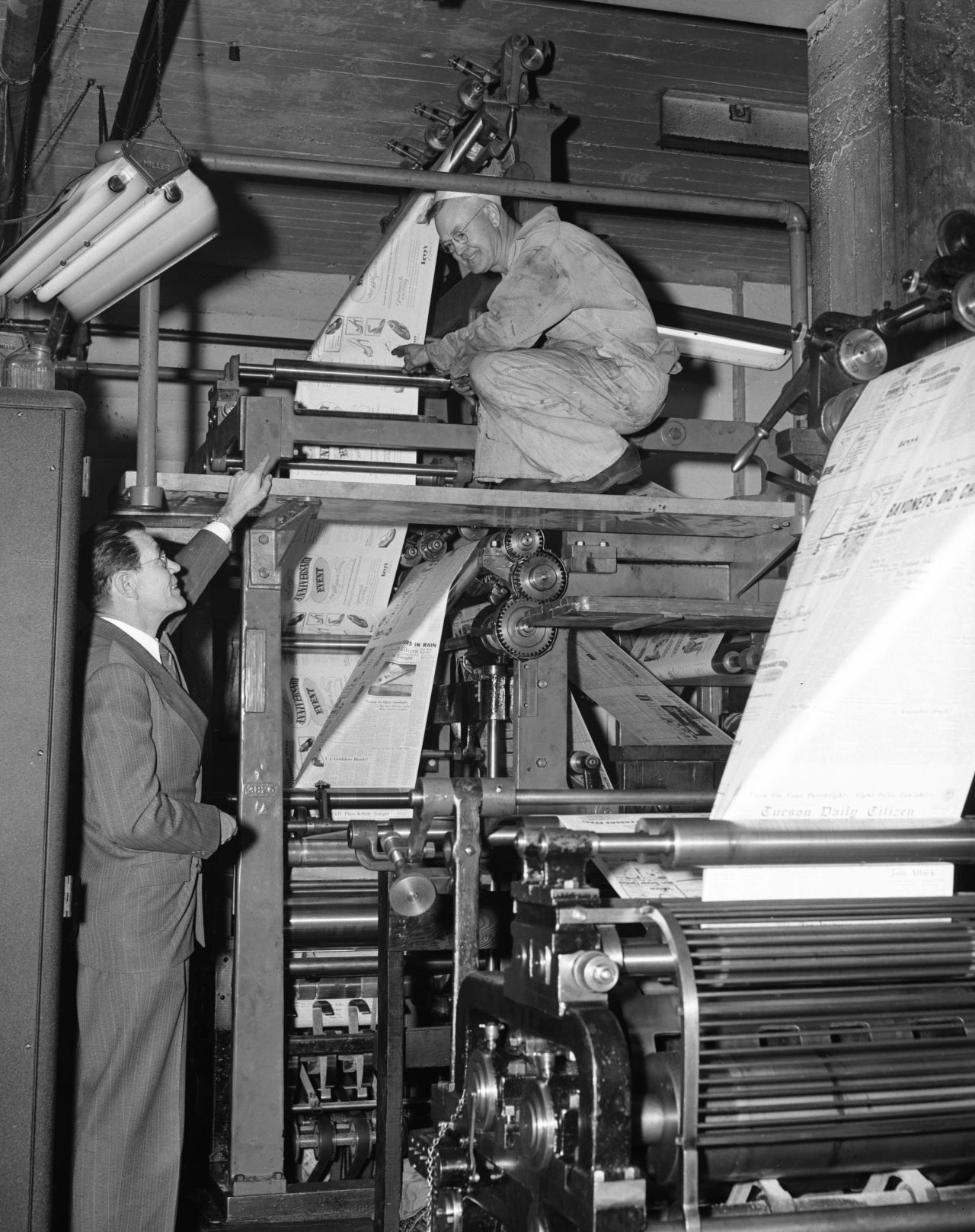 Printing press for Tucson Newspapers